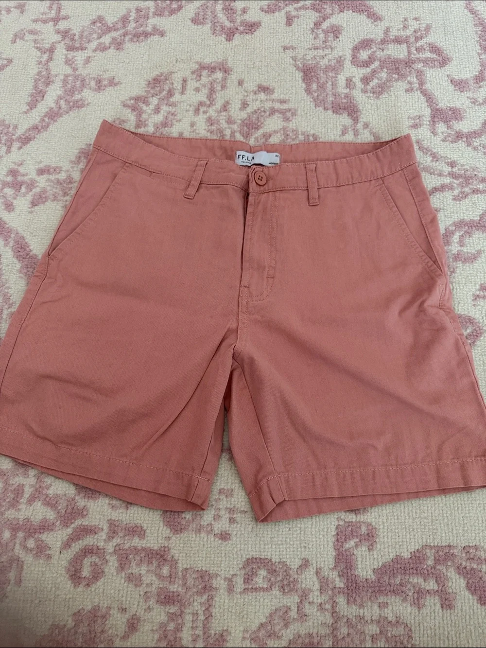FF.LA Modern Coral Pink Chino Shorts